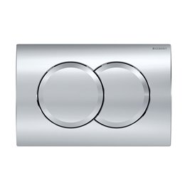 Zestaw podtynkowy stelaż GEBERIT DUOFIX + miska RAIN-WH-GL-RIM-03 + przycisk DELTA 01 chrom