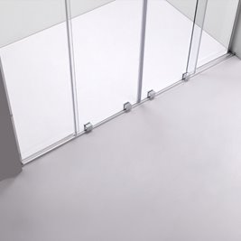 Drzwi prysznicowe rozsuwane szkło 8 mm szerokość 140 cm ASTRA-CH-DUO-140