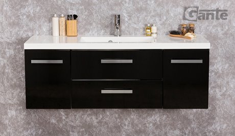 Szafka wisząca z umywalką 120/39C Clever seria Fokus C