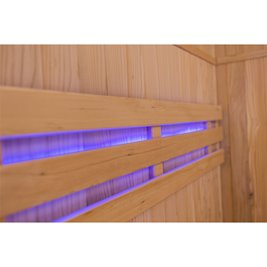 Sauna fińska 2-osobowa narożna 120x120 cm piec Harvia 3,5KW Bodo2