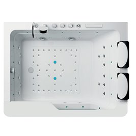 Wanna z hydromasażem prostokątna 170x130 cm Tugela-WH