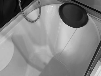 Prostokątna kabina z hydromasażem 150x83 cm MO-02005