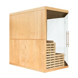 Sauna sucha fińska piec 8 KW Harvia BC80 + kamień solny 200X200X200CM MO-EA5CS Mazur