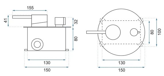 Chromowany zestaw wannowy podtynkowy Lungo Rea