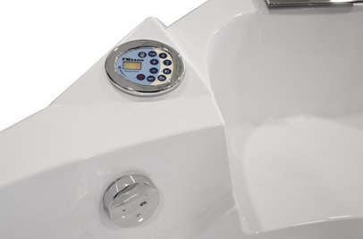 Wanna łazienkowa z hydromasażem Spa narożna 135x135 cm MO-0322