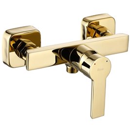 Złota bateria prysznicowa Argus Rea Gold