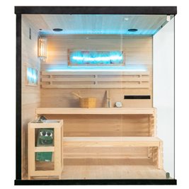 Sauna fińska 5 osobowa wysokotemperaturowa 6W Harvia 180x160 cm Lark5