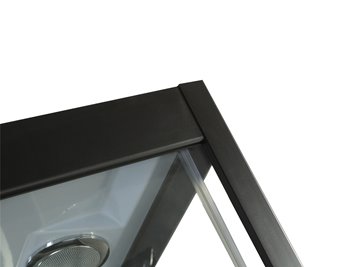 Kabina prysznicowa z hydromasażem niski brodzik 120x90 cm MO-0545-120