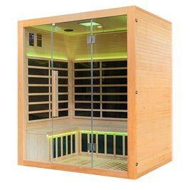 Sauna na podczerwień full carbon 175X130X200CM MO-EA4T-B Mazur