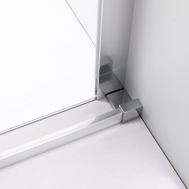 Drzwi prysznicowe rozsuwane szkło 8 mm 90 cm ASTRA-CH-A-90 zestaw