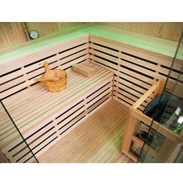 Sauna fińska 6 osobowa wysokotemperaturowa 8KW Harvia 200x200 cm Kemi6