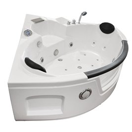 Wanna łazienkowa z hydromasażem Spa narożna 150x150 cm MO-0312