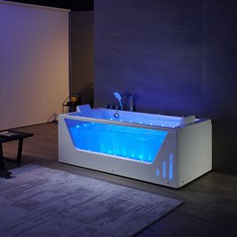 Wanna z hydromasażem przyścienna 180x90 cm Saturn 944 Hydrosan