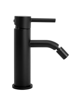 Czarna matowa bateria bidetowa Lungo Rea