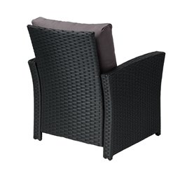 Meble ogrodowe z technorattanu sofa, stół, fotele zestaw Lagos zdjęcie 7