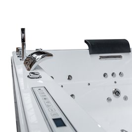 Wanna z hydromasażem prostokątna do zabudowy + obudowa Kalambo WH 190x150 cm