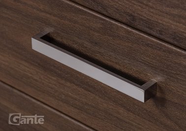Szafka łazienkowa wisząca z umywalką 80 cm 39/2 Fokus kolor orzech