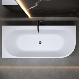 Wanna przyścienna narożna lewa 160 cm Mera Hydrosan