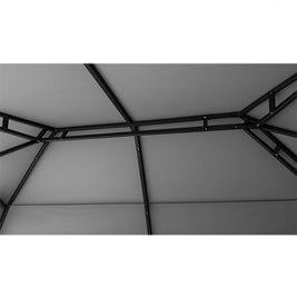 Pawilon ogrodowy KING 400x300 cm z moskitierą szary