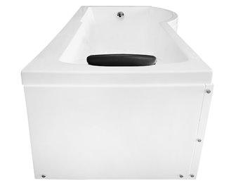 Wanna narożna z ruchomym parawanem 170x85 cm MO-1684N Prawa