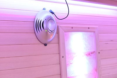 Sauna na podczerwień kamień solny + turmaliny 175X120X190CM MO-RL4ST Infrared Mazur