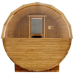 Sauna fińska ogrodowa zewnętrzna beczka 6 osobowa 210x180 Forsa-HG
