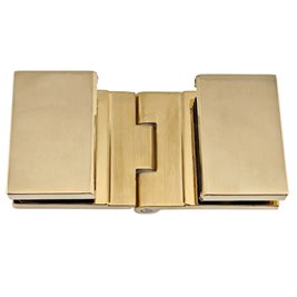 Złota szczotkowana kabina prysznicowa prostokątna otwierana 120x90 drzwi uchylne KZ03C