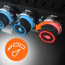 Pokrętła z podświetleniem LED Zeus C