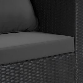 Meble ogrodowe technorattan sofa, stół, dostawka zestaw Volta zdjęcie 15