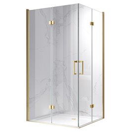 Kabina Hydrosan 100x80 złoto szczotkowane