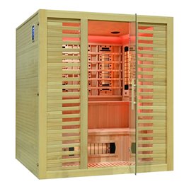 Sauna na podczerwień kamień solny + turmaliny 180X160X200CM MO-RL4ST XL Infrared Mazur