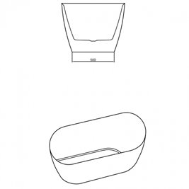 Wanna wolnostojąca 150 cm Cesana Hydrosan