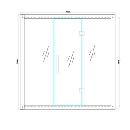 Sauna Combo na podczerwień + fińska 6-osobowa 200x160 cm Helsi2 8KW