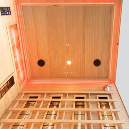 Sauna na podczerwień 4 osobowa + kamienie solne 180X160X200CM MO-EP4RSL XL Infrared Mazur