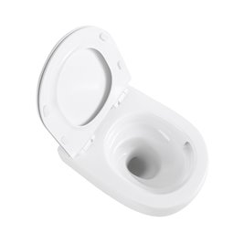 Biała miska wc wisząca Rimless LAKE-WH-TR-01 Tornado Hydrosan