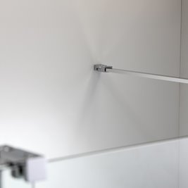 Drzwi prysznicowe rozsuwane szkło 8 mm szerokość 140 cm ASTRA-CH-DUO-140