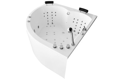 Wanna spa z hydromasażem narożna 150x150 cm MUE-0032A LEWA