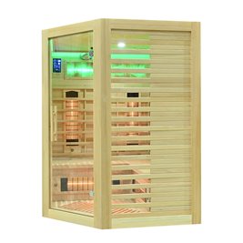 Sauna na podczerwień kamień solny 150X150X190CM MO-RL3CS Infrared Mazur