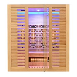 Sauna na podczerwień kamień solny + turmaliny 175X120X190CM MO-RL4ST Infrared Mazur