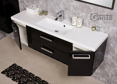 Szafka wisząca z umywalką 140/39C Clever seria Fokus C