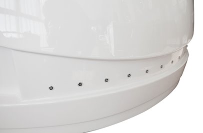Wanna z hydromasażem narożna lewa 135x135 cm MUS-1085
