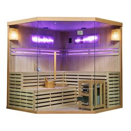 Sauna fińska 6 osobowa wysokotemperaturowa 8KW Harvia 200x200 cm Kemi6