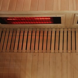 Sauna Combo na podczerwień + fińska 6-osobowa 200x160 cm Helsi2 8KW