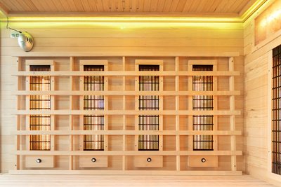 Sauna na podczerwień 4 osobowa + kamienie solne 175X140X200CM MO-EP4RSP Infrared Mazur