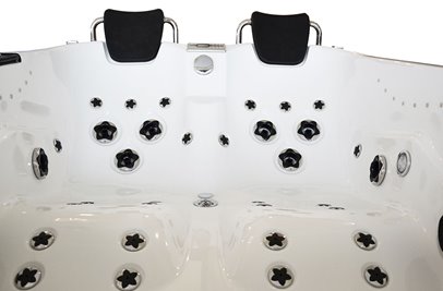 Wanna spa z hydromasażem asymetryczna 180x122 cm MUS-1062 PRAWA