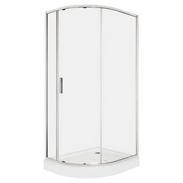 Kabina prysznicowa asymetrczyna z brodzikiem prawa 100x80 Solid RPA Kerra