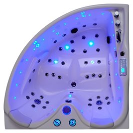Wanna narożna z hydromasażem narożna 150x150 cm Roma 764 Hydrosan Prawa