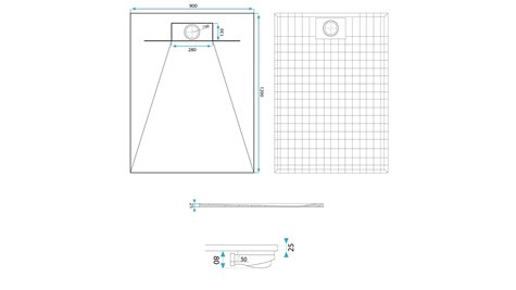Brodzik prostokątny czarny struktura kamienia smc 120x90 Bazalt Long Black Rea