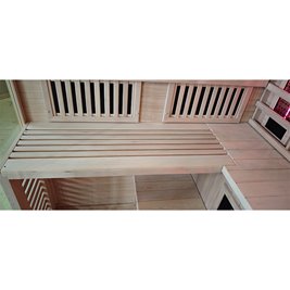 Sauna Combo na podczerwień + fińska 5-osobowa 180x160 cm Helsi1 6KW