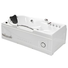 Wanna z hydromasażem prostokątna Ramzes 634 168 cm